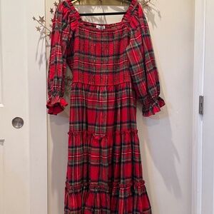 COPY - Madeline Dress - Holiday Plaid